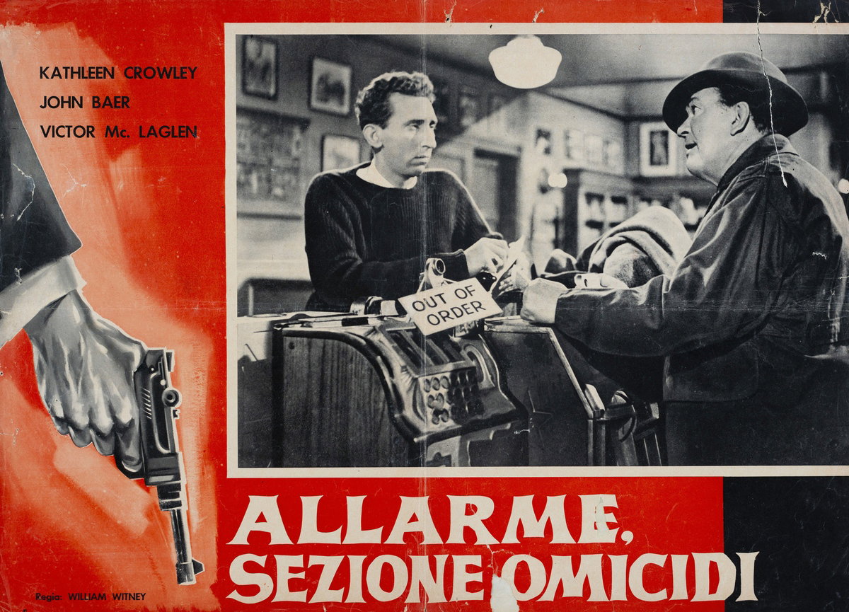 Fotobusta 2 per il film Allarme sezione omicidi (1955)