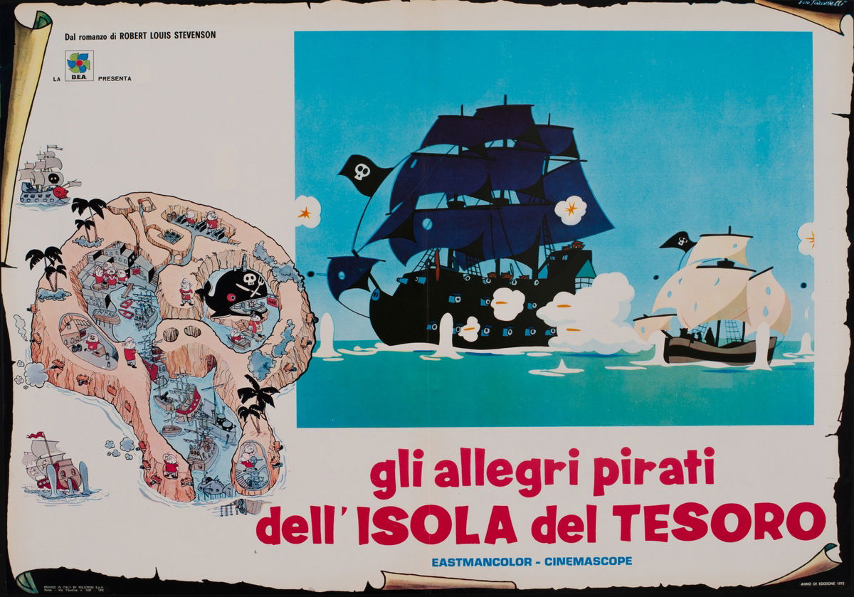 Gli allegri pirati dell'isola del tesoro - Fotobusta 1
