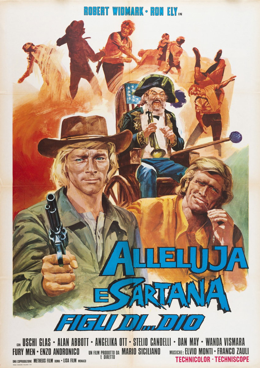 Manifesto 2 per il film Alleluja e Sartana figli di... Dio (1972)