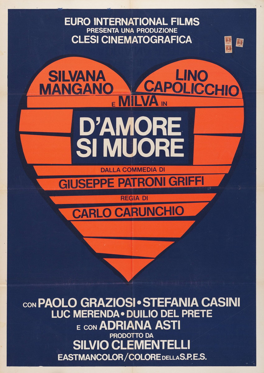 Poster 2 for the film For Love One Dies (1972)