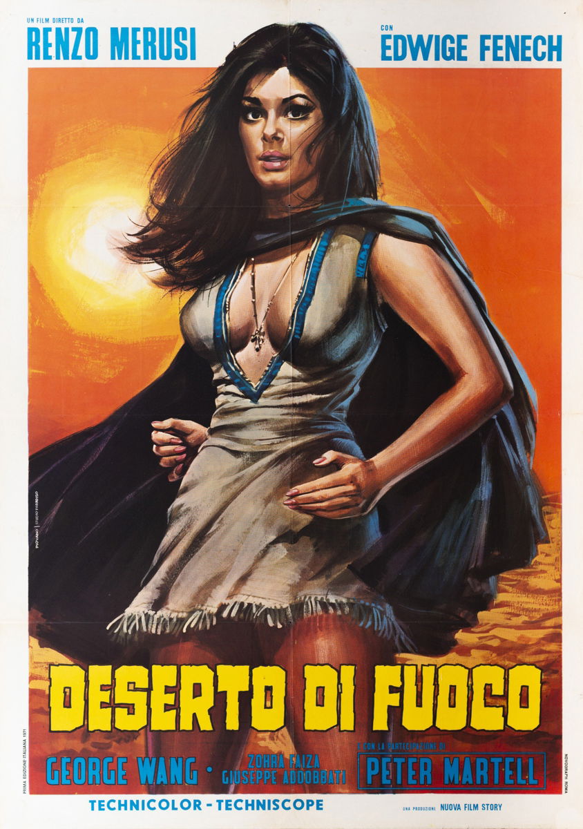Deserto di fuoco - Manifesto 1
