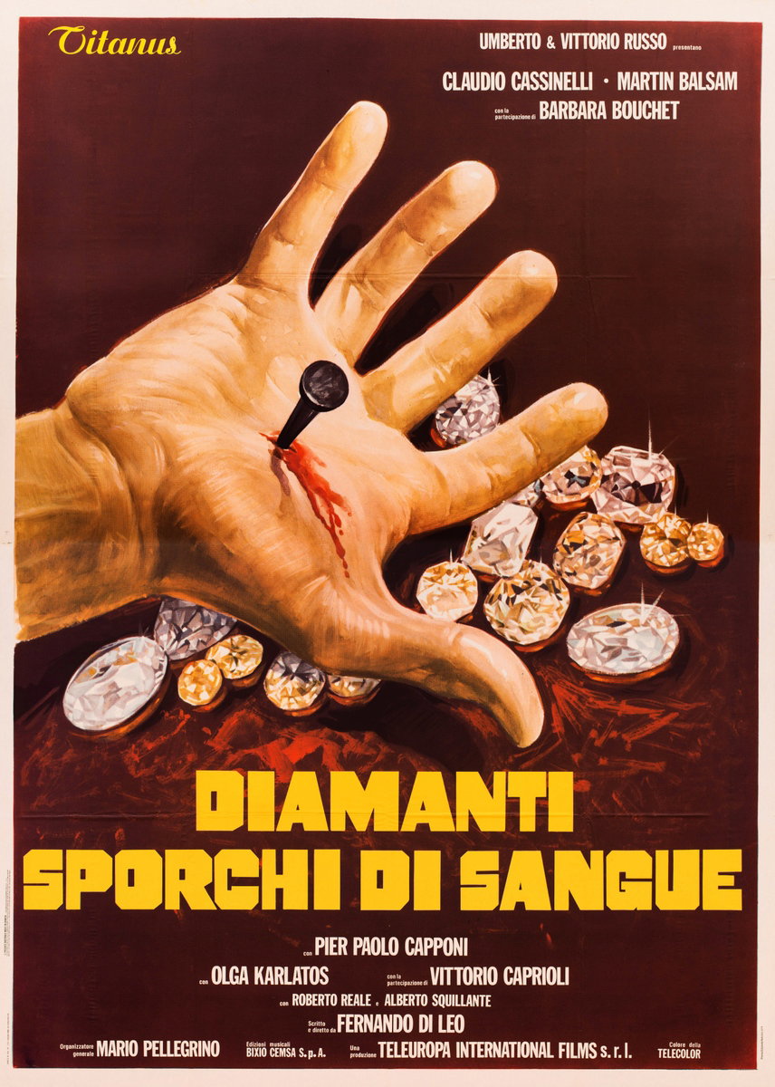 Manifesto 2 per il film Diamanti sporchi di sangue (1978)
