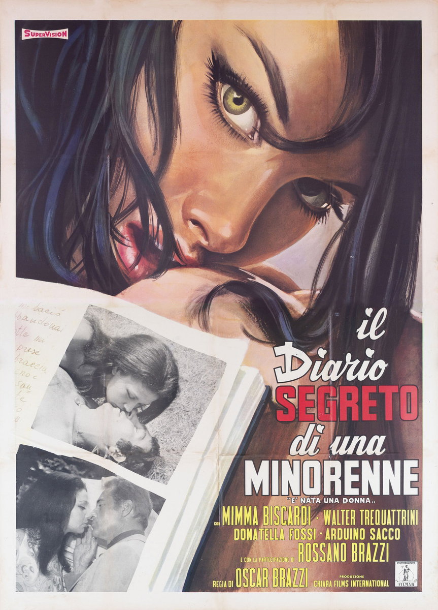 Manifesto 2 per il film Il diario segreto di una minorenne (1968)