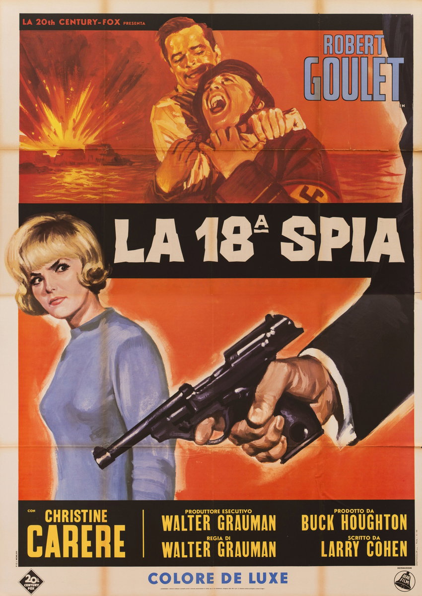 Manifesto 2 per il film La diciottesima spia (1966)