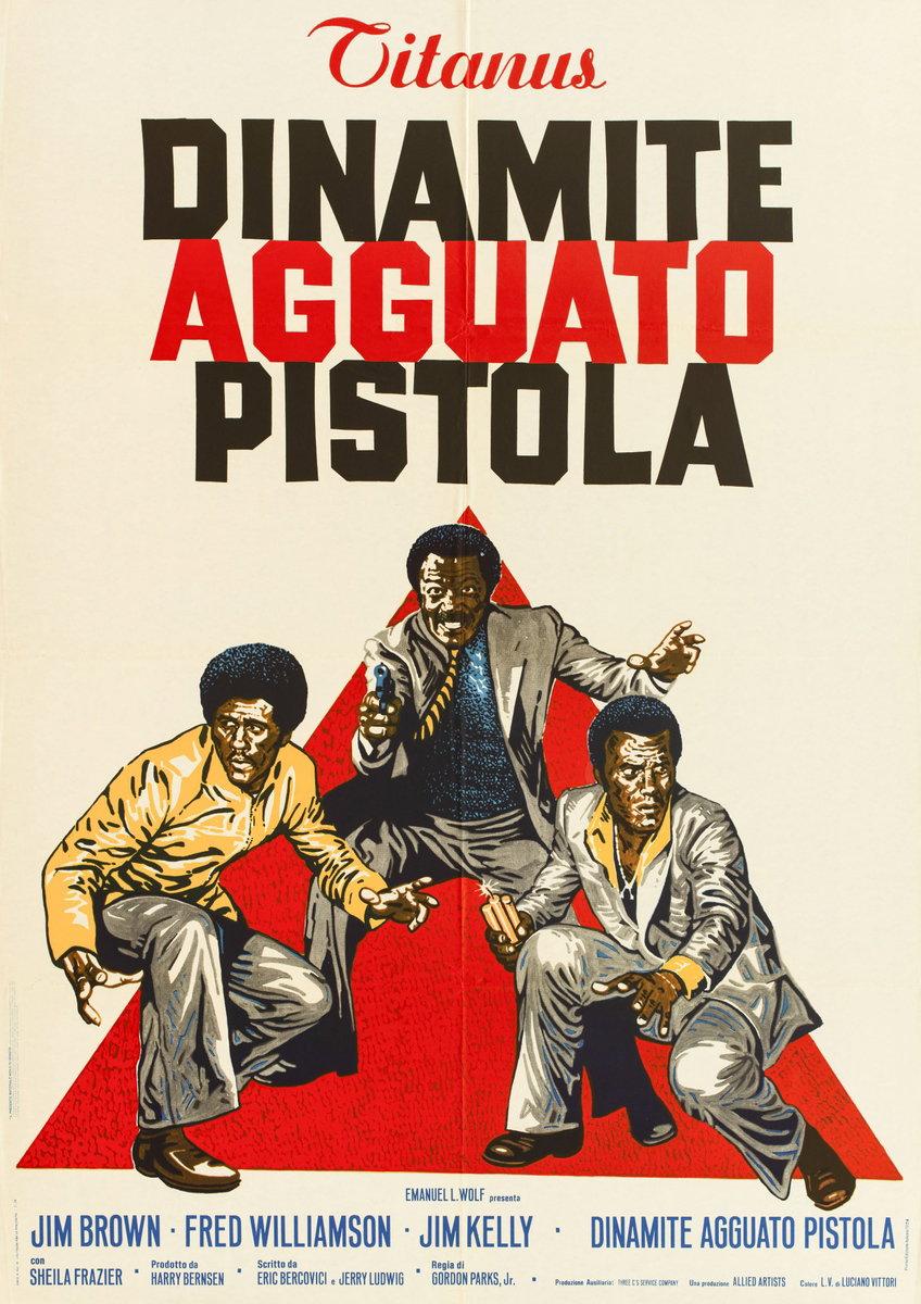 Manifesto 2 per il film Dinamite, agguato, pistola (1974)
