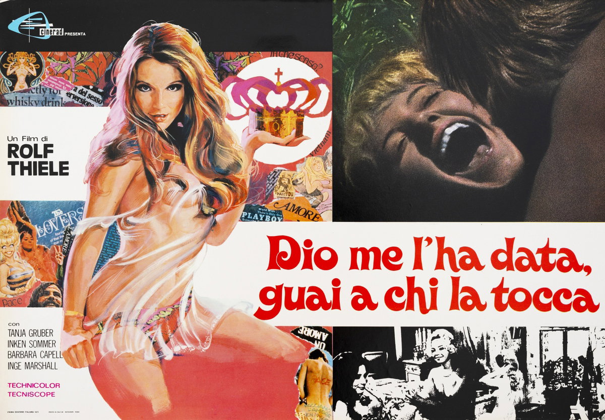 Fotobusta 2 per il film Dio me l'ha data, guai a chi la tocca (1968)