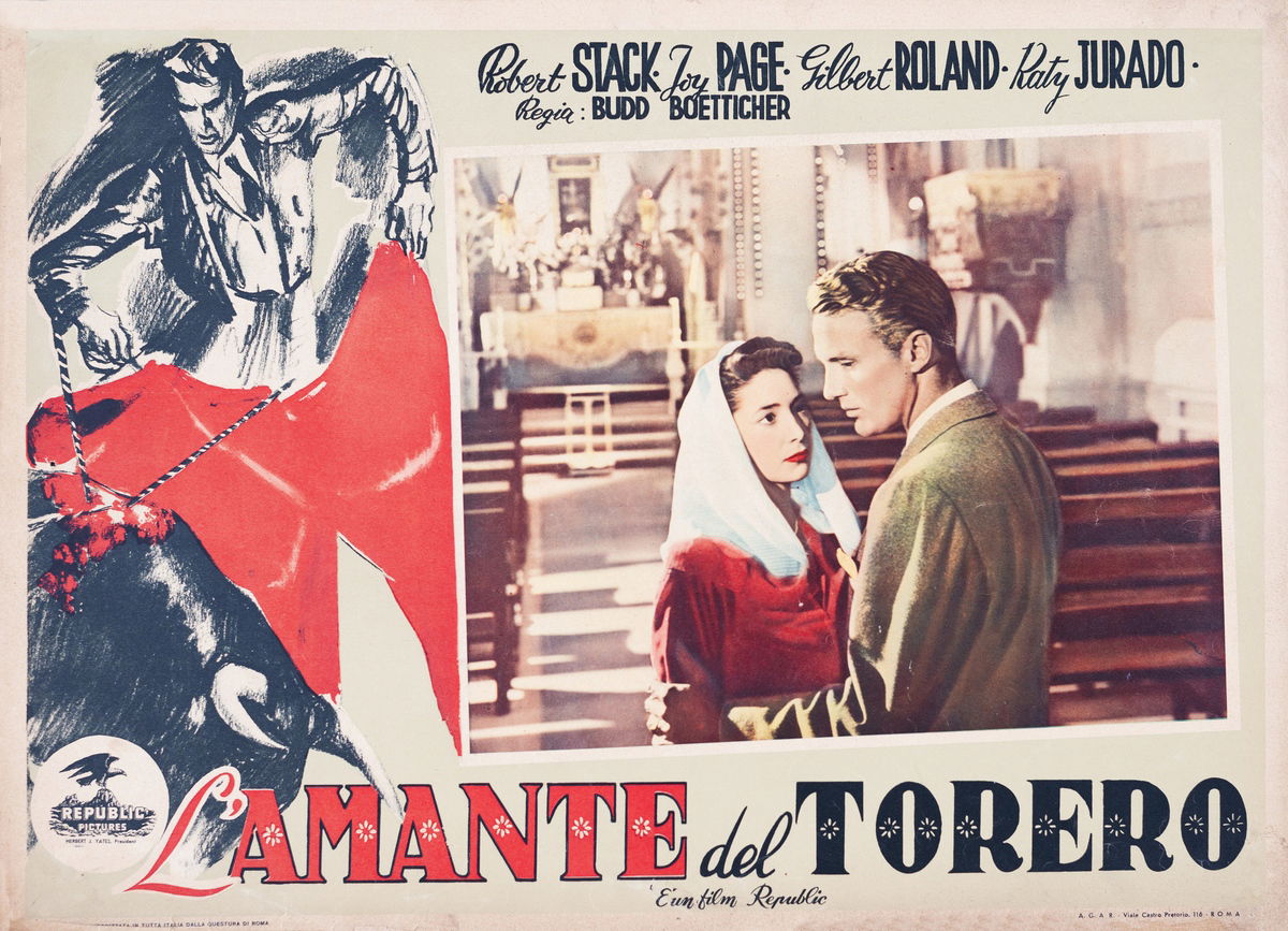 L'amante del torero - Fotobusta 1