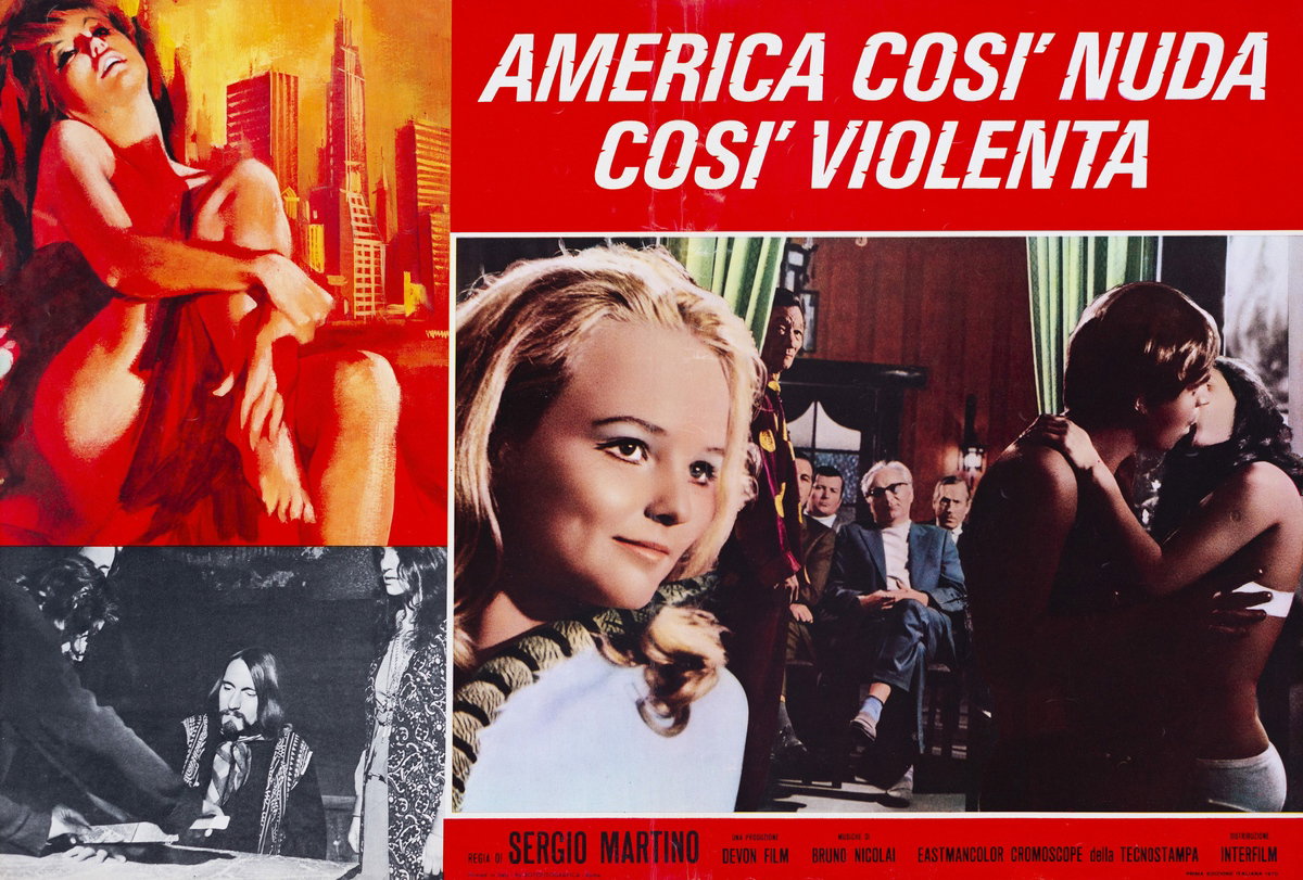 Lobby Card 2 for the film Naked and Violent (1970)