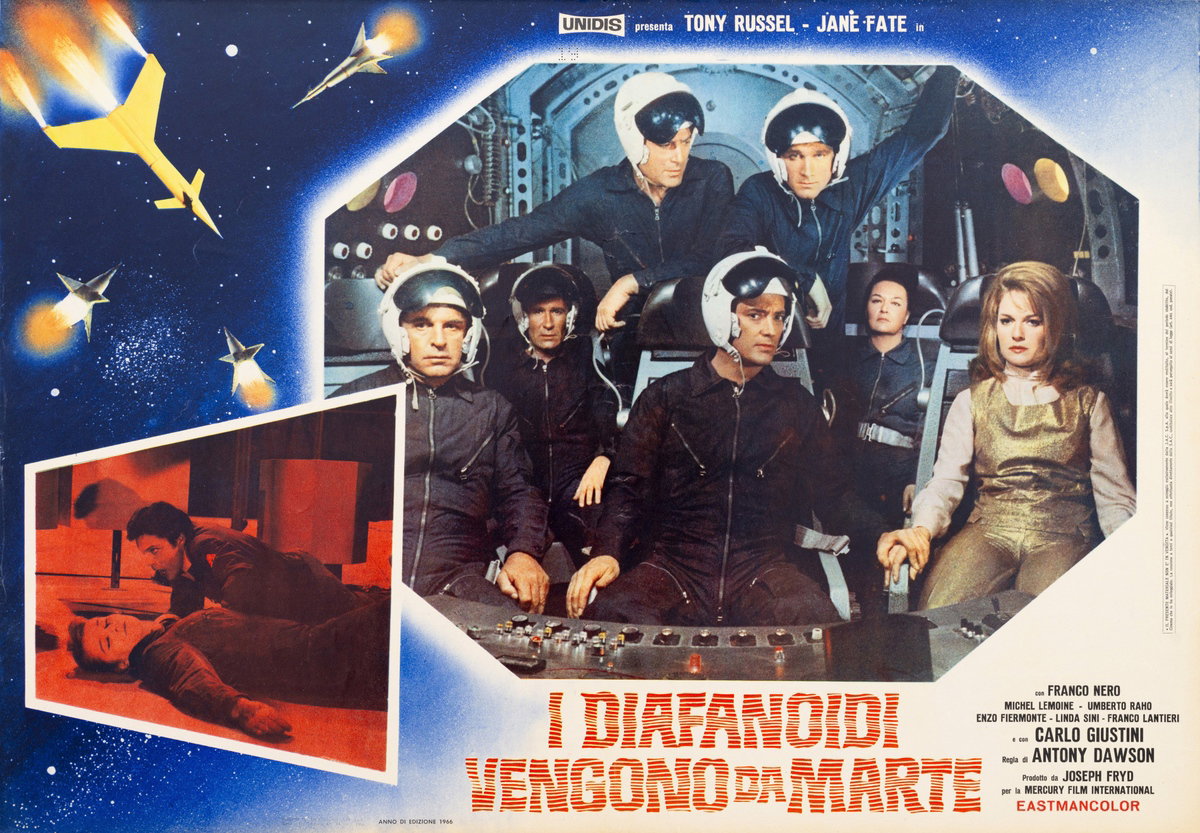Fotobusta 7 per il film I diafanoidi vengono da Marte (1966)