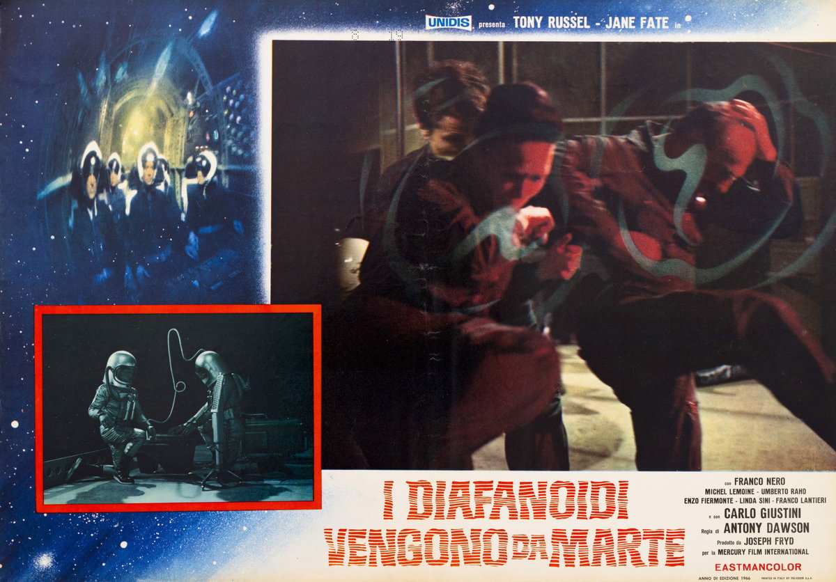Fotobusta 8 per il film I diafanoidi vengono da Marte (1966)