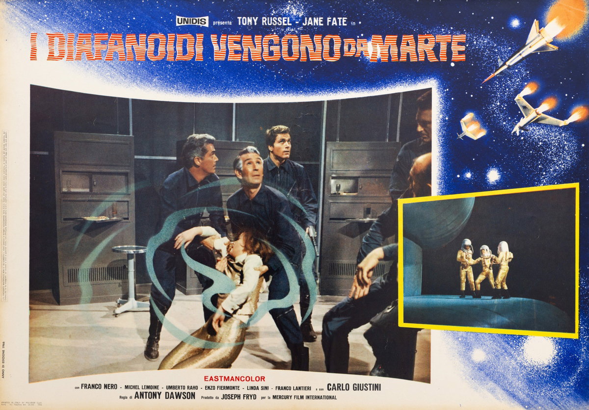 Fotobusta 10 per il film I diafanoidi vengono da Marte (1966)