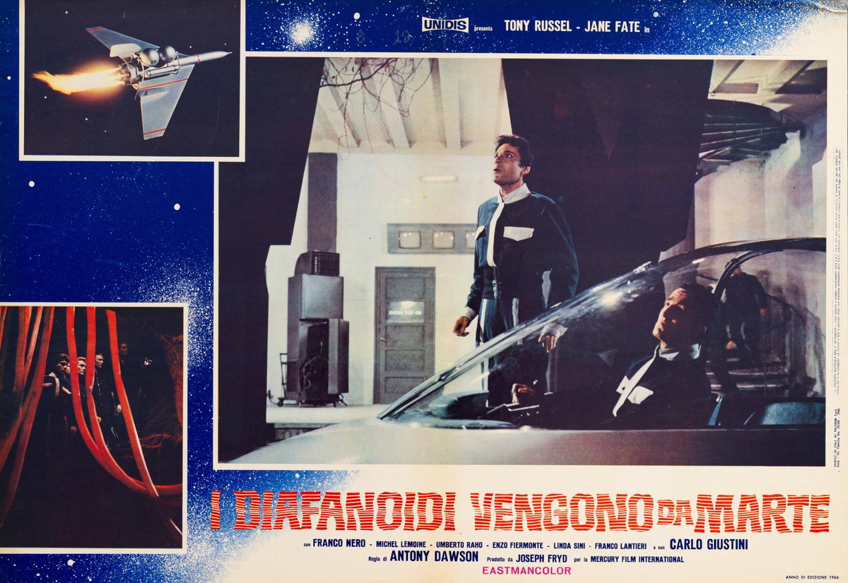 Fotobusta 11 per il film I diafanoidi vengono da Marte (1966)