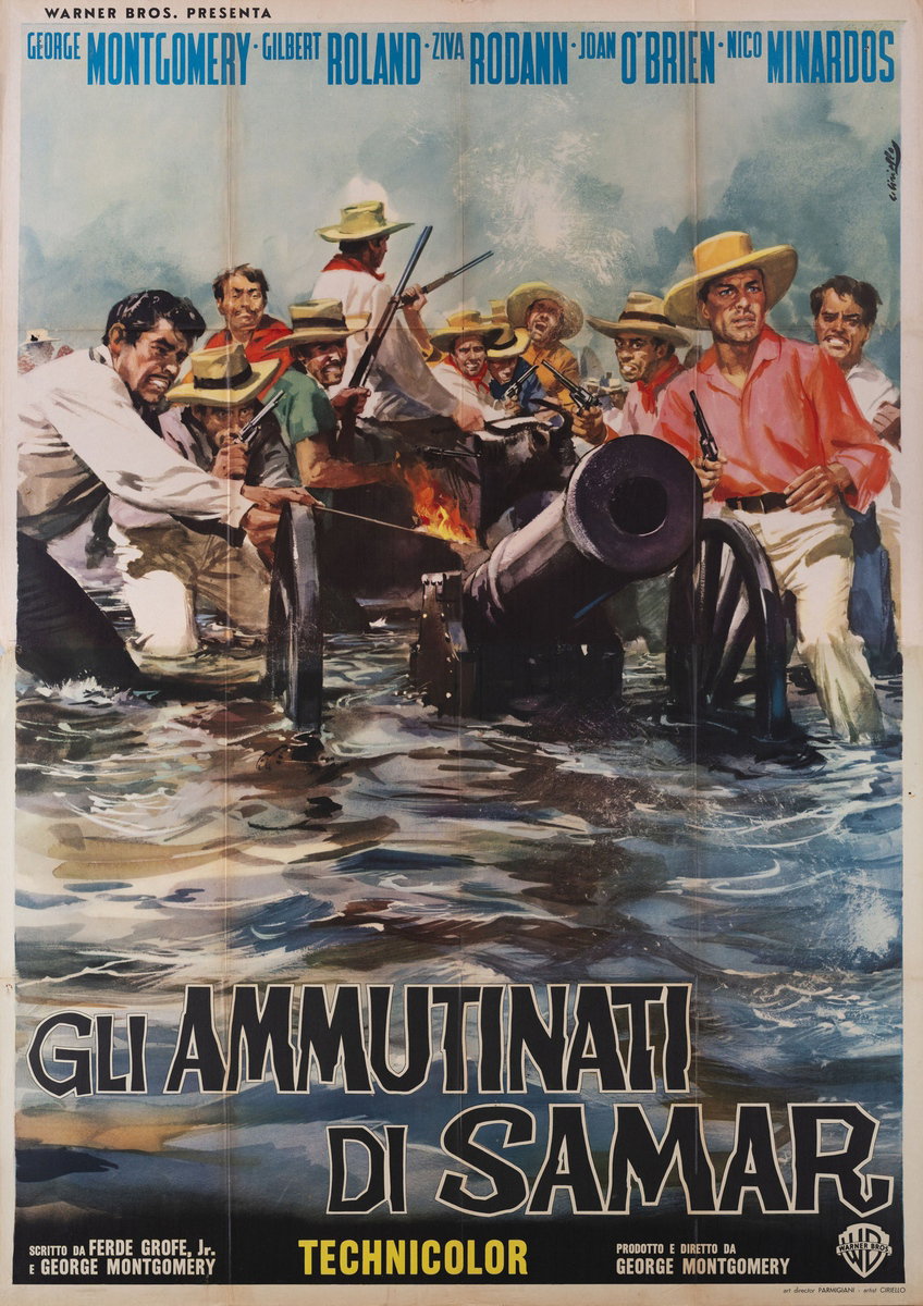 Poster 2 for the film Samar (1962), painted by Averardo Ciriello