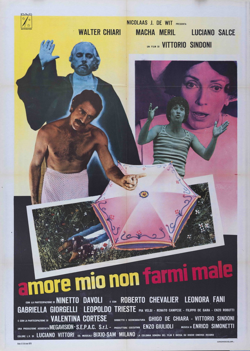 Manifesto 2 per il film Amore mio non farmi male (1974)