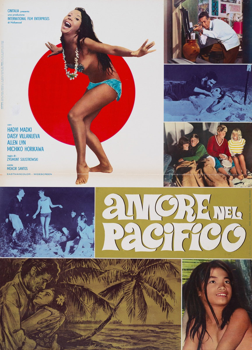 Manifesto 2 per il film Amore nel Pacifico (1969)