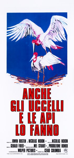 Anche gli uccelli e le api lo fanno