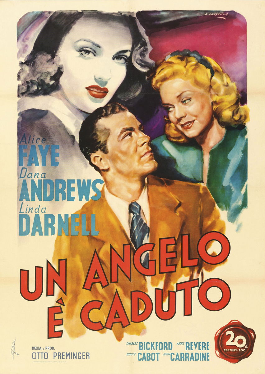 Un angelo è caduto - Manifesto 1