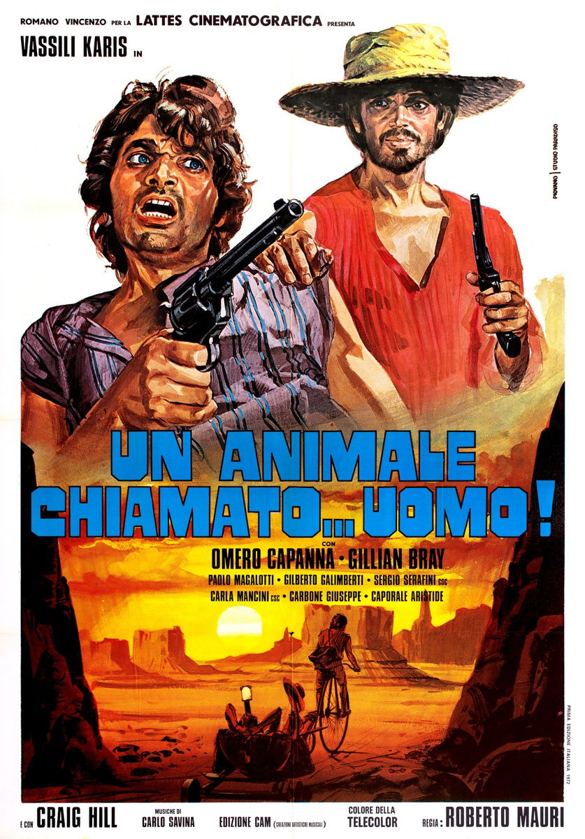 Un animale chiamato uomo - Manifesto 1