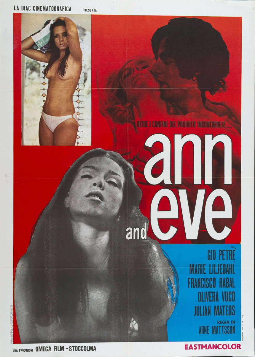 Manifesto 2 per il film Ann and Eve (1970)