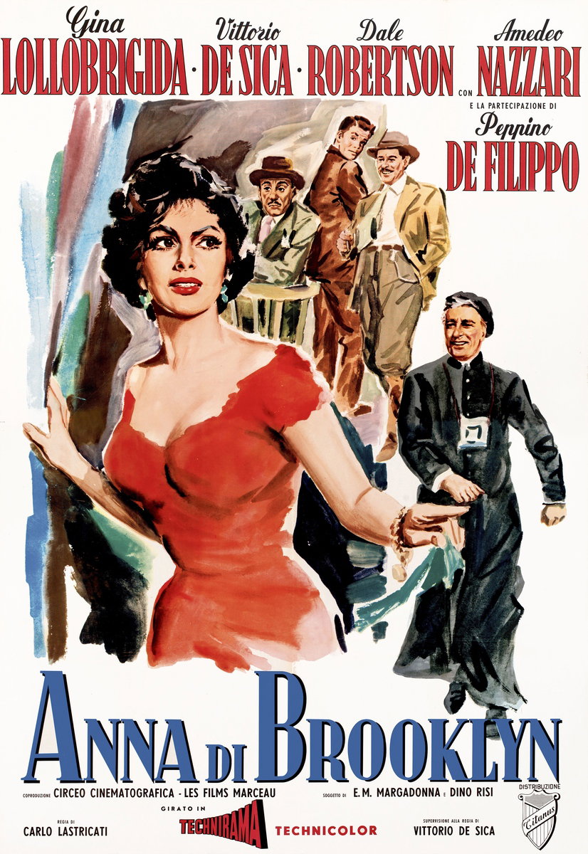 Manifesto 2 per il film Anna di Brooklyn (1958)