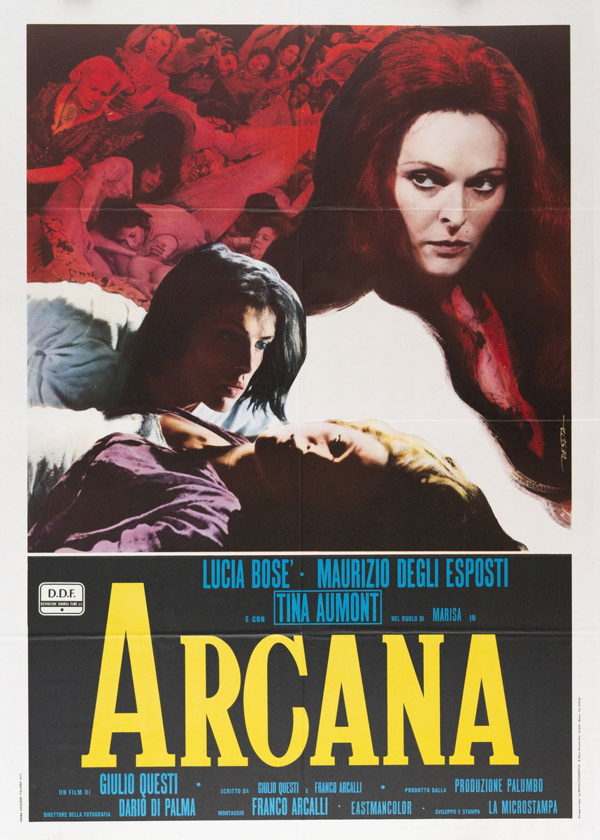 Manifesto 2 per il film Arcana (1972), dipinto da Enrico De Seta