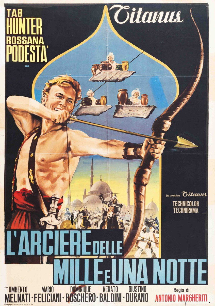 Manifesto 2 per il film L'arciere delle mille e una notte (1962)
