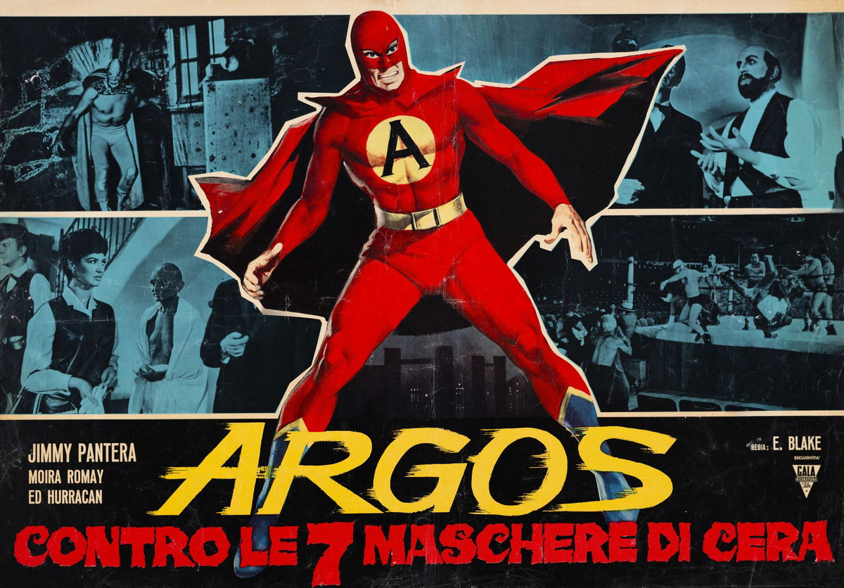 Argos contro le 7 maschere di cera - Fotobusta 1