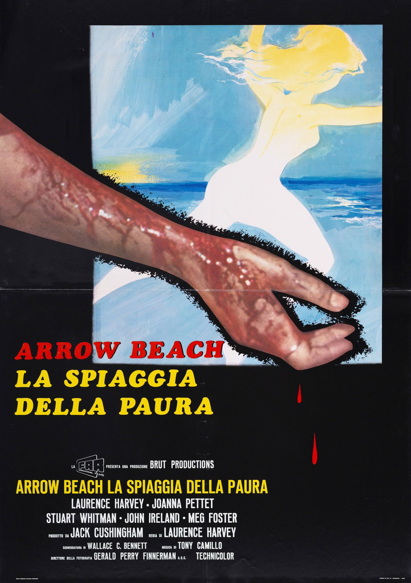 Manifesto 4 per il film Arrow Beach: la spiaggia della paura (1974)