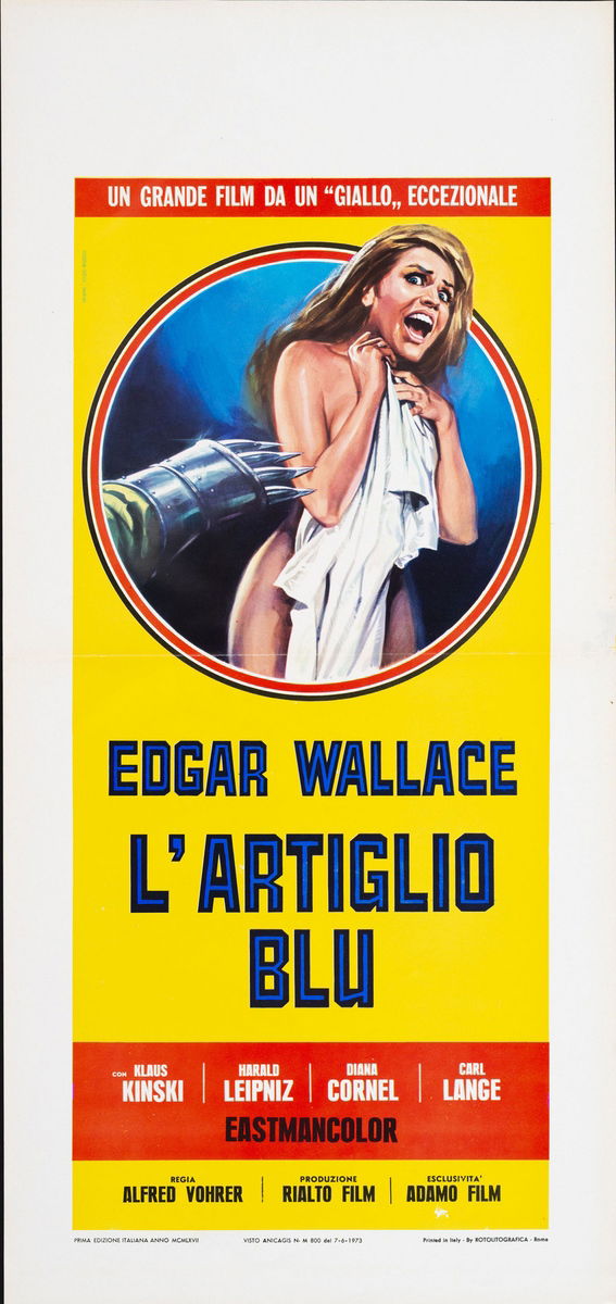 Creature with the Blue Hand - Lobby Card 1