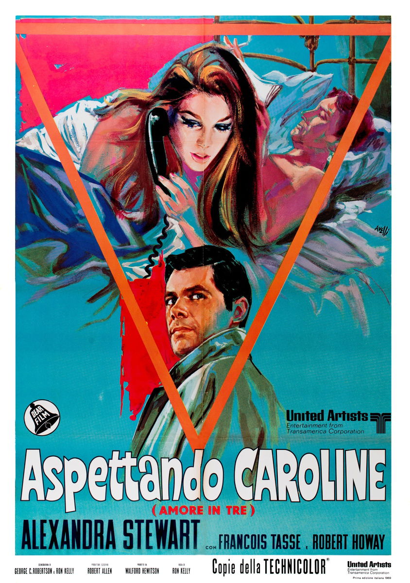 Aspettando Caroline (Amore in tre) - Manifesto 1