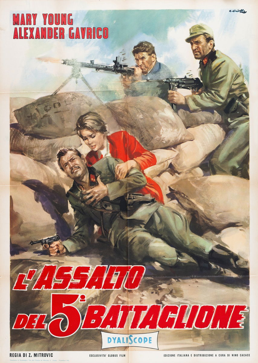 L'assalto del 5° battaglione - Manifesto 1