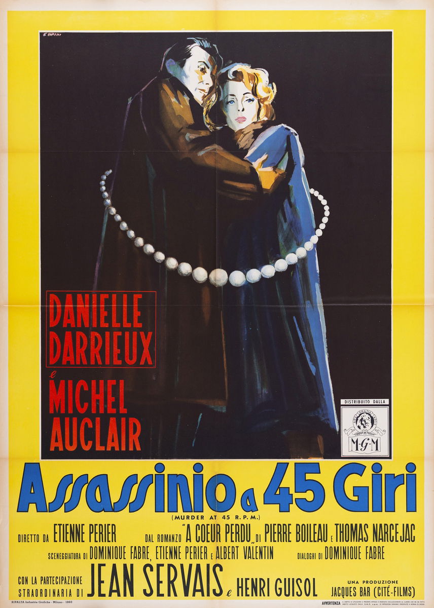 Assassinio a 45 giri - Manifesto 1