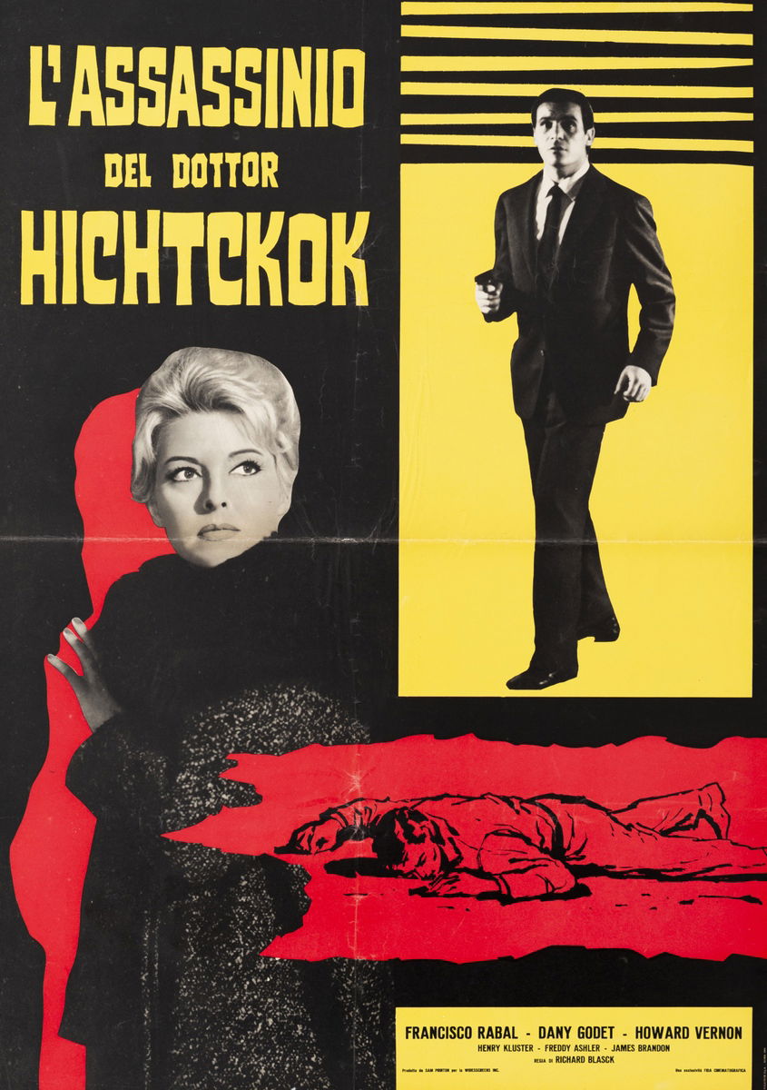 L'assassino del dott. Hitchkok - Manifesto 1