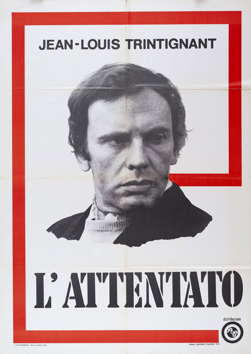 Manifesto 6 per il film L'attentato (1972)
