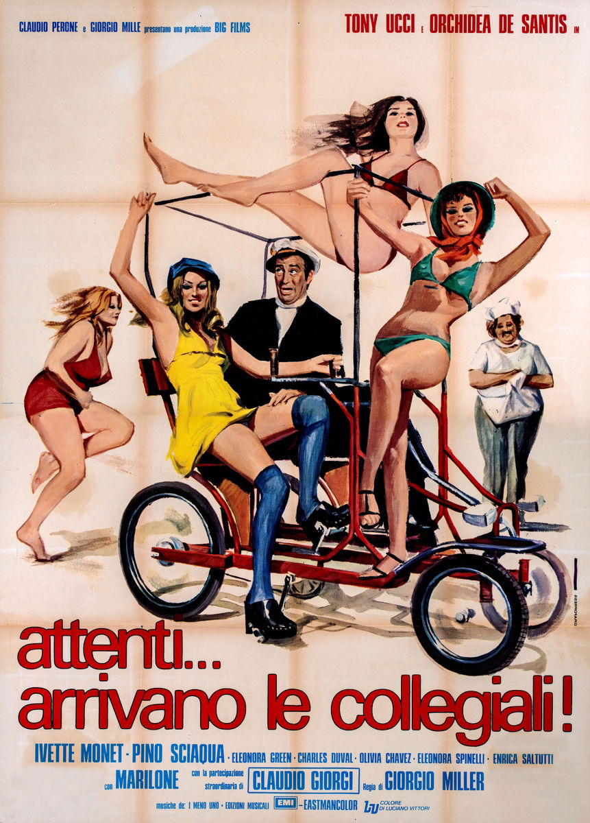 Attenti... arrivano le collegiali! - Manifesto 1