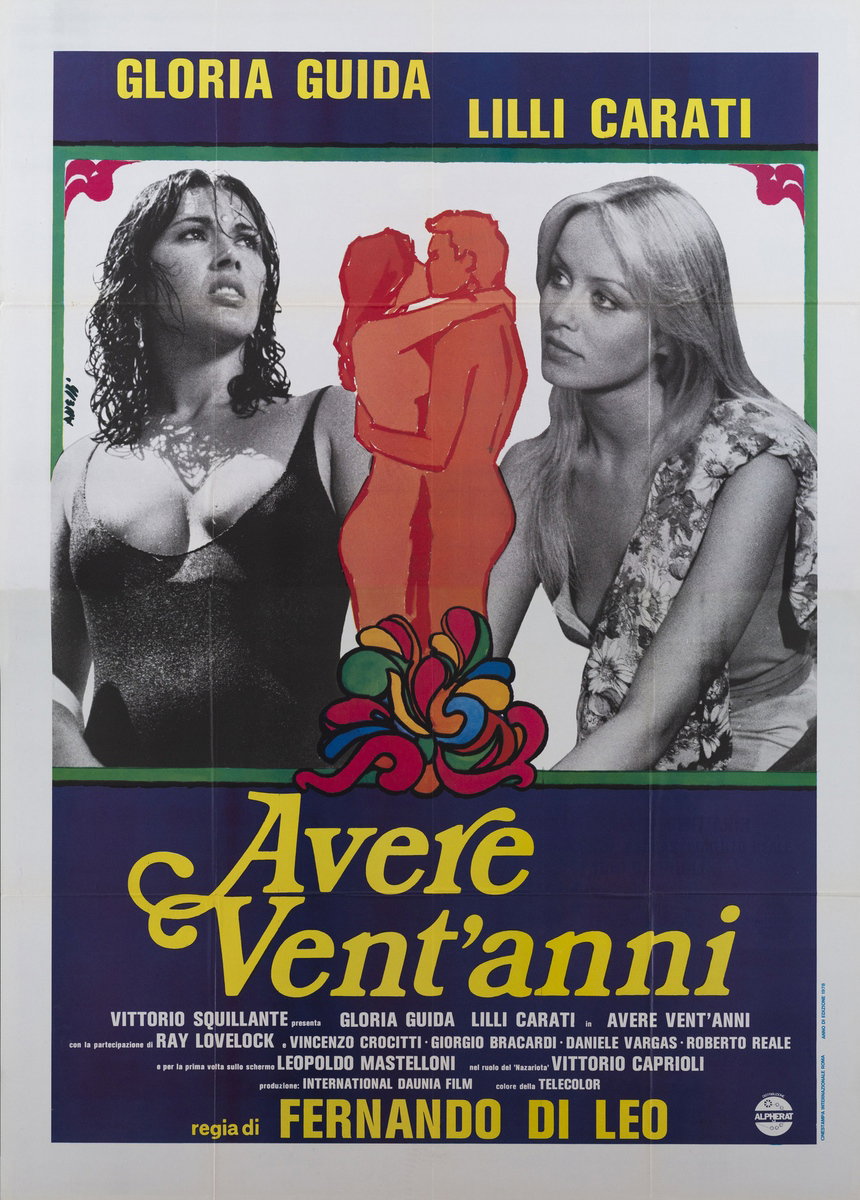 Manifesto 2 per il film Avere vent'anni (1978), dipinto da Agatino Avelli