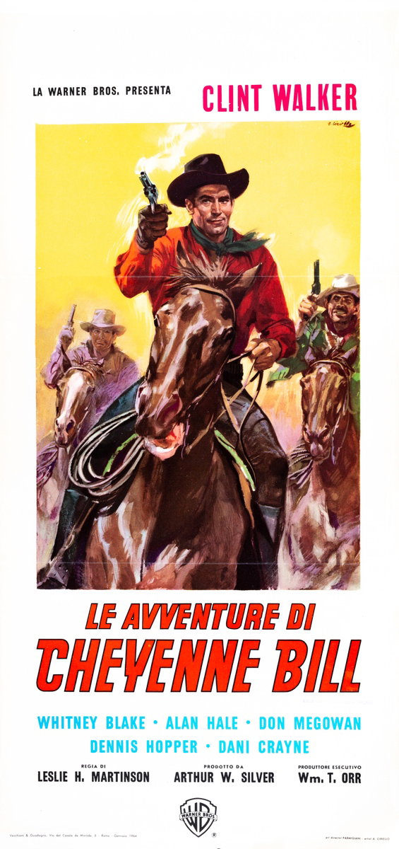 Locandina 2 per il film Le avventure di Cheyenne Bill (1960), dipinto da Averardo Ciriello