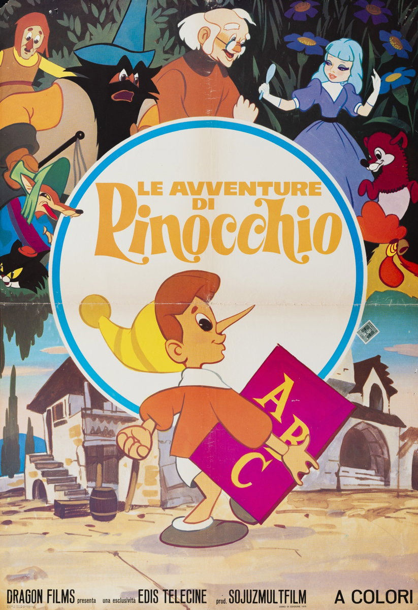 Le avventure di Pinocchio - Manifesto 1