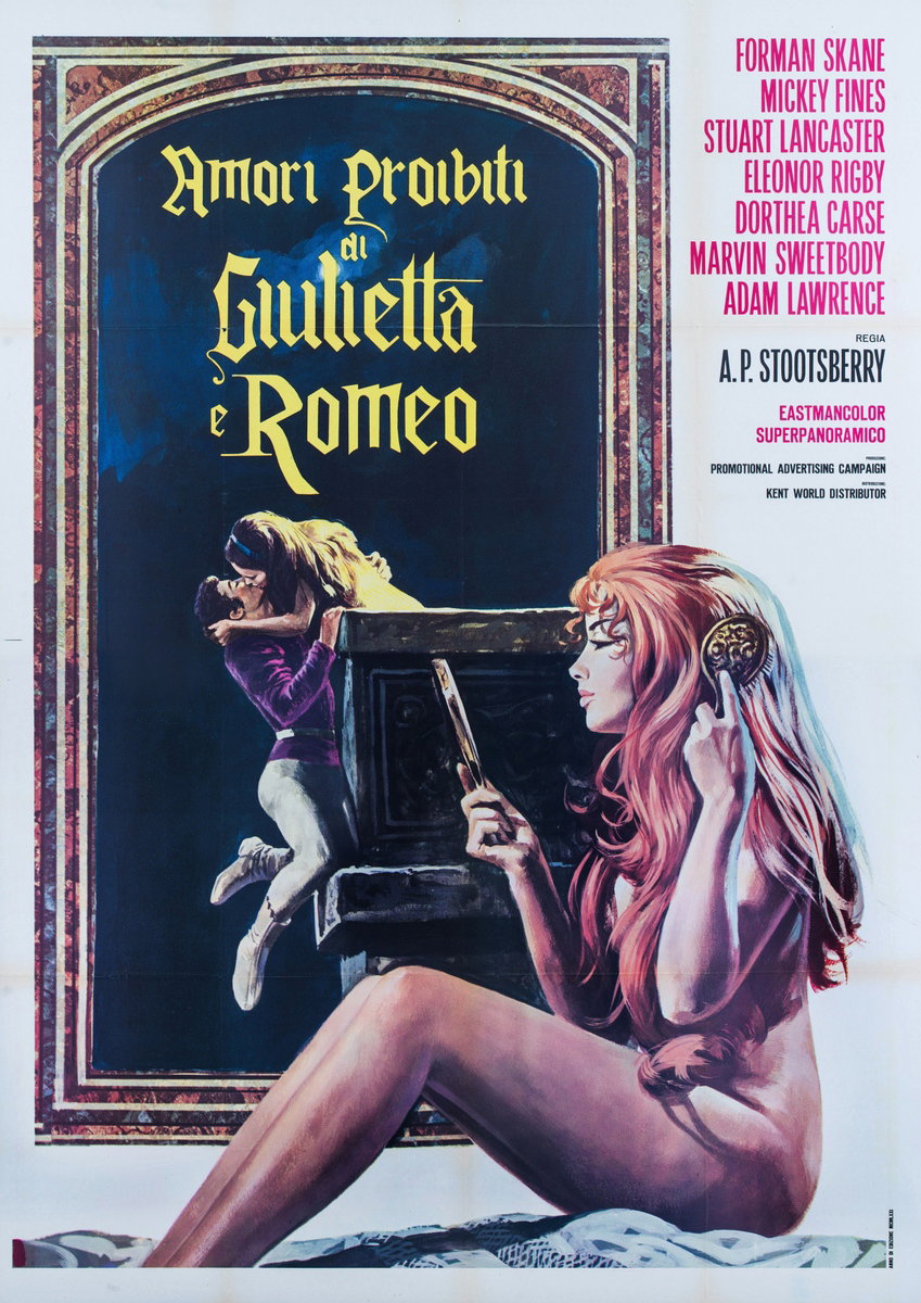 Poster 2 for the film Le avventure erotiche di Giulietta e Romeo (1969)