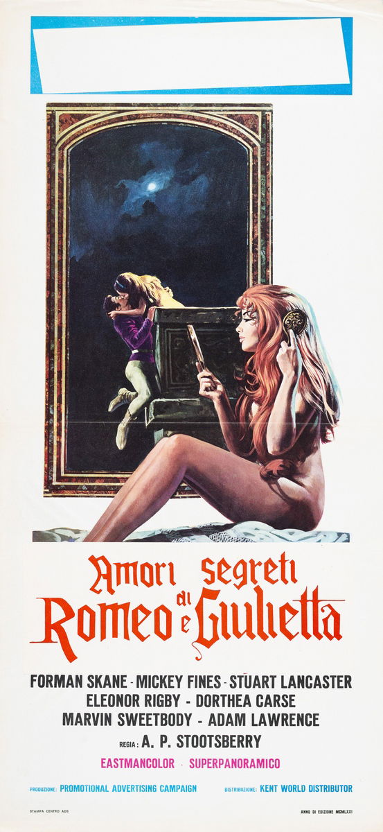 Le avventure erotiche di Giulietta e Romeo - Locandina 1