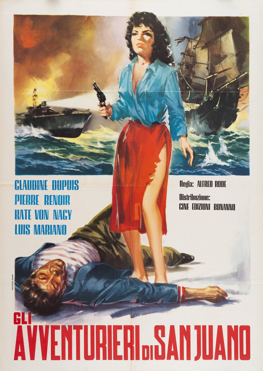 Manifesto 2 per il film Gli avventurieri di San Juano (1947)