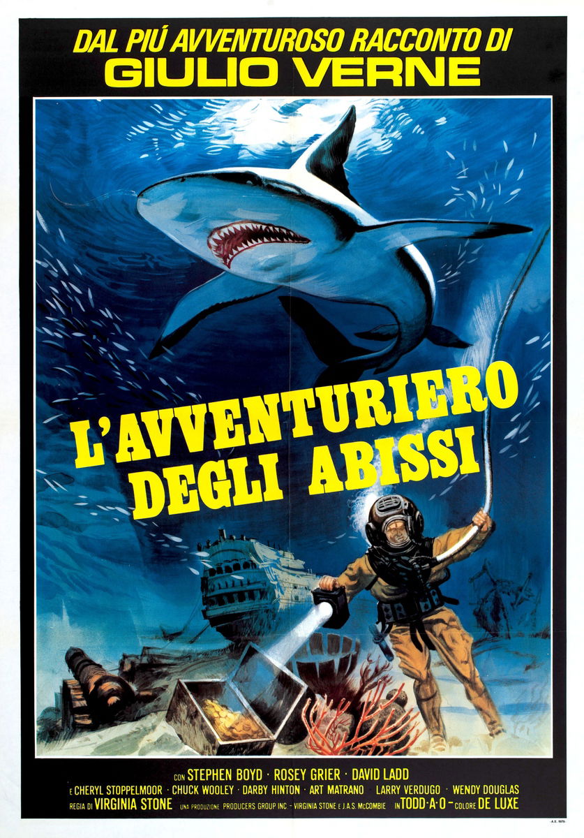 L'avventuriero degli abissi - Manifesto 1
