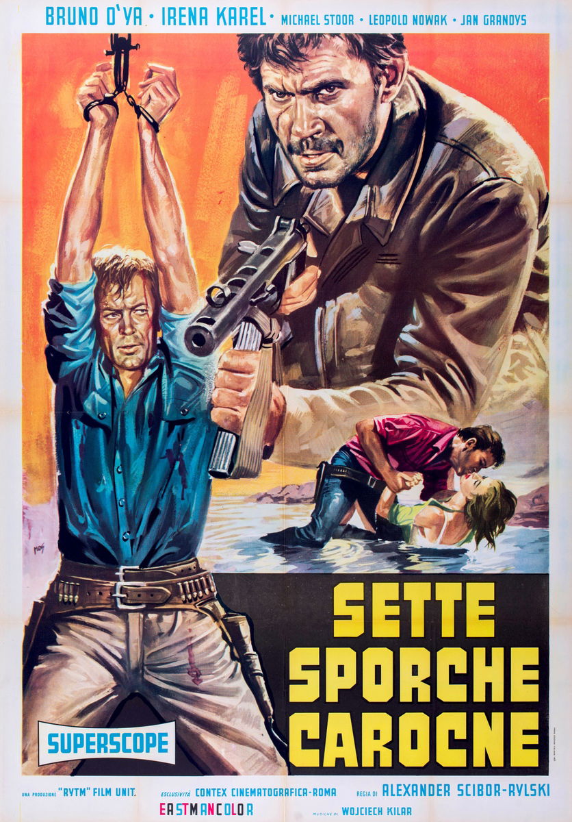 Sette sporche carogne - Manifesto 1