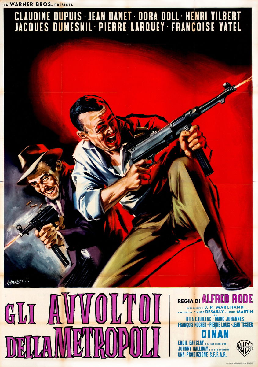 Gli avvoltoi della metropoli - Manifesto 1