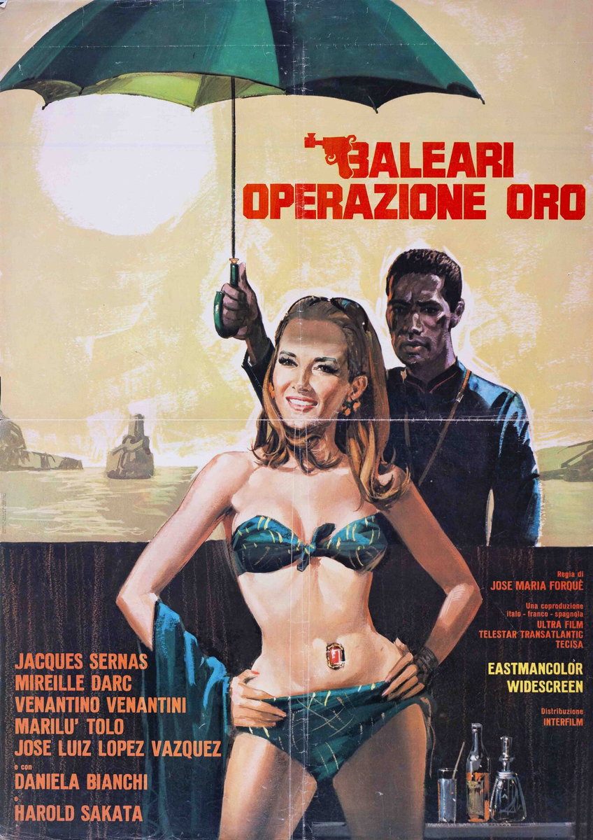 Poster 2 for the film Baleari, operazione Oro (1966)