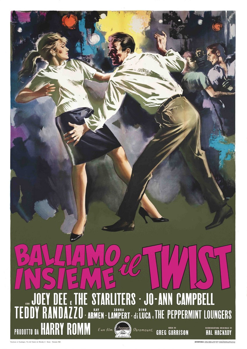 Manifesto 2 per il film Balliamo insieme il twist (1961)