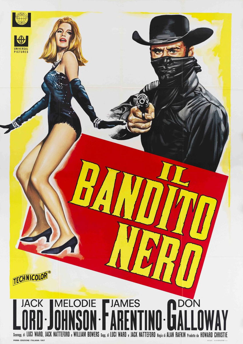 Il bandito nero - Manifesto 1