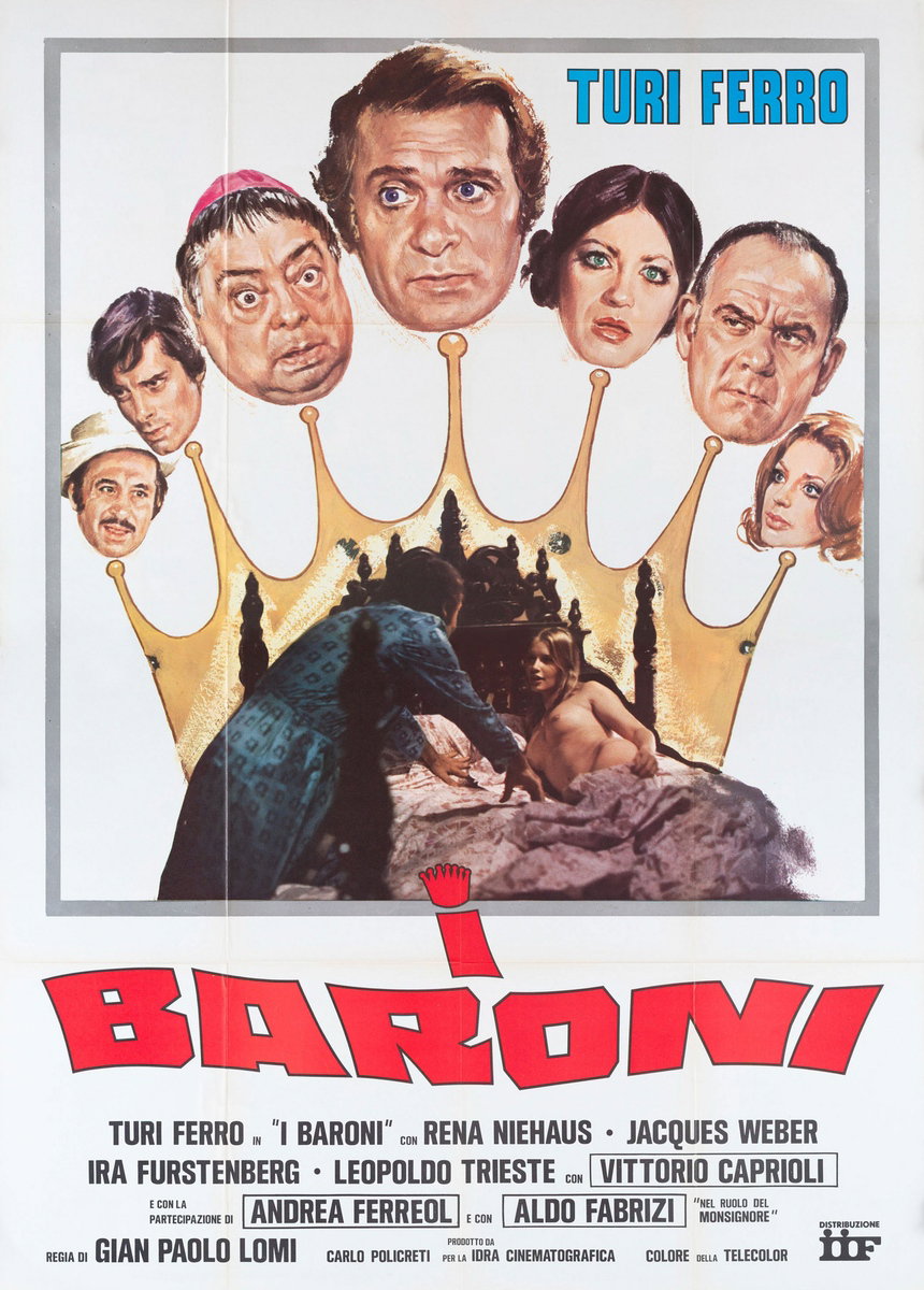 Manifesto 3 per il film I baroni (1975)