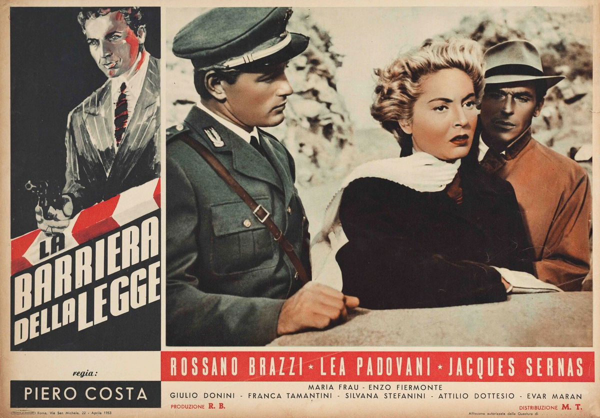 La Barriera della legge - Fotobusta 1