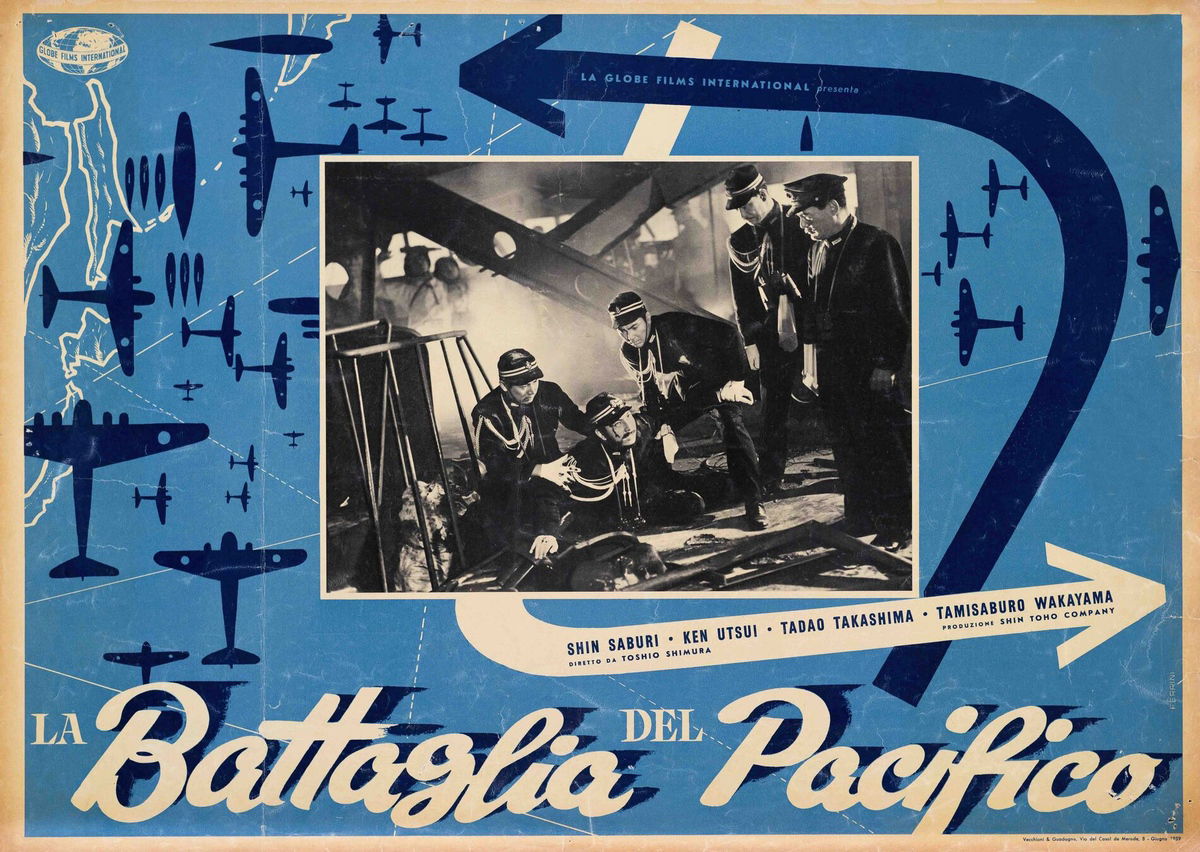 La battaglia del Pacifico - Fotobusta 1